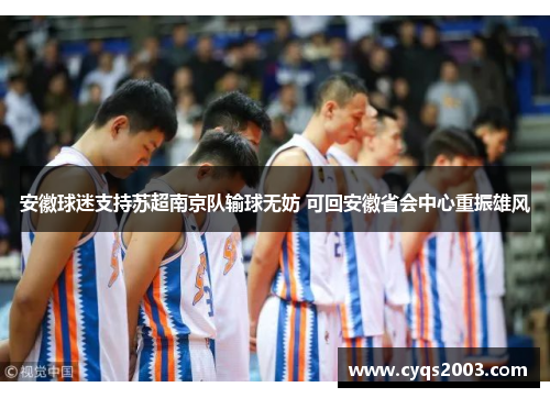 安徽球迷支持苏超南京队输球无妨 可回安徽省会中心重振雄风